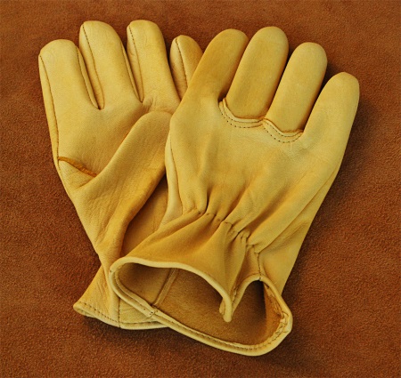 Deerskin Roper Gloves Mediumweight Seamless Palm